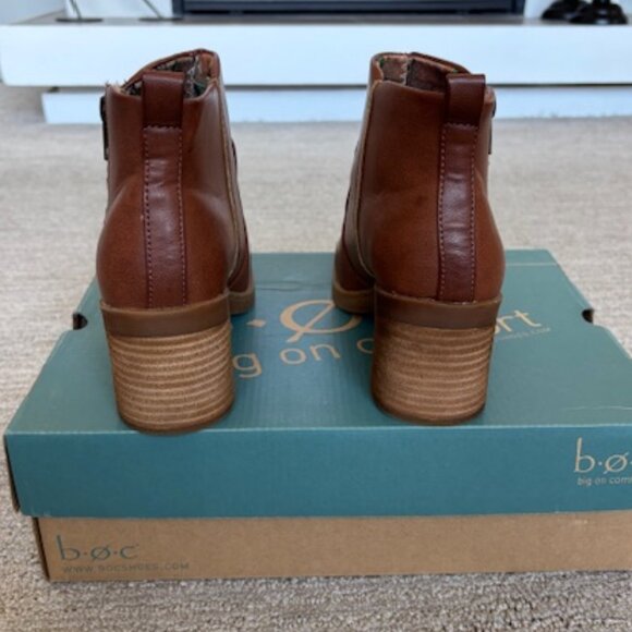 boc Women's Lexy Brown Ankle Boots in Perfect Condition - Picture 5 of 7
